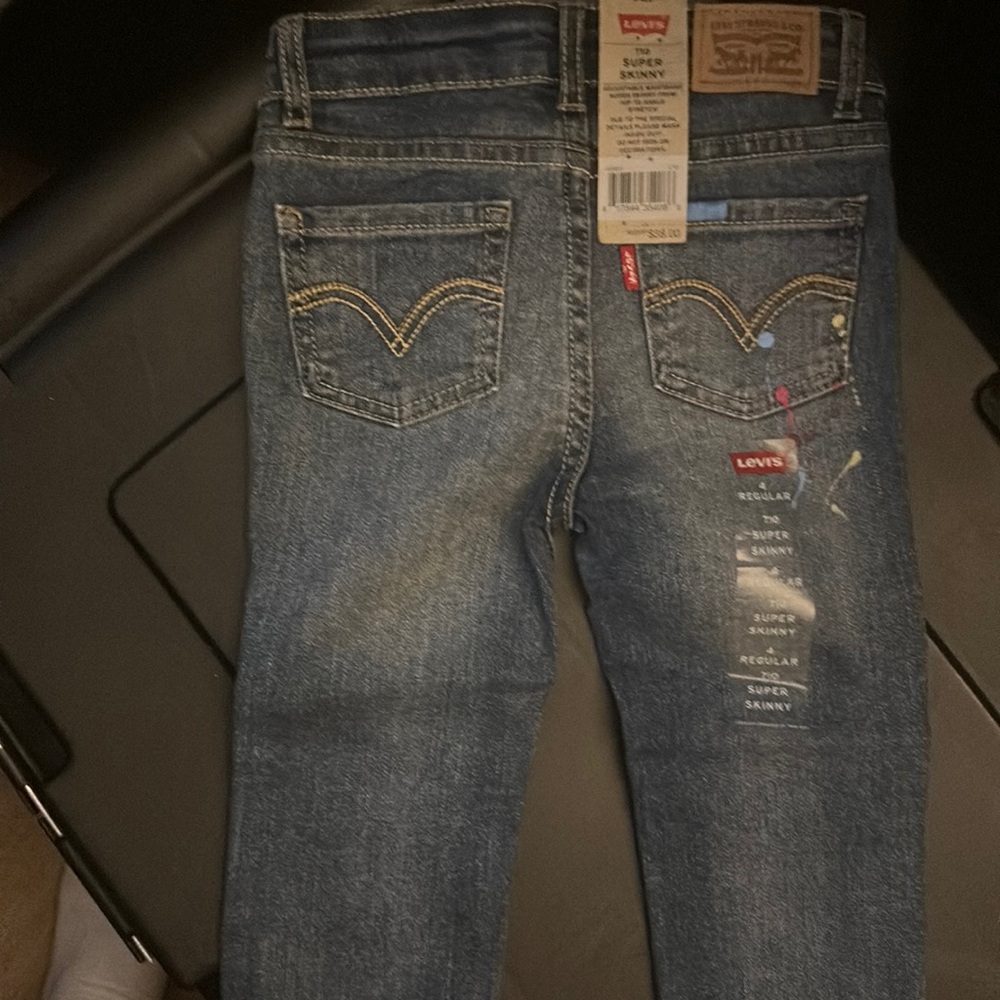 Levi’s super skinny jeans for girls